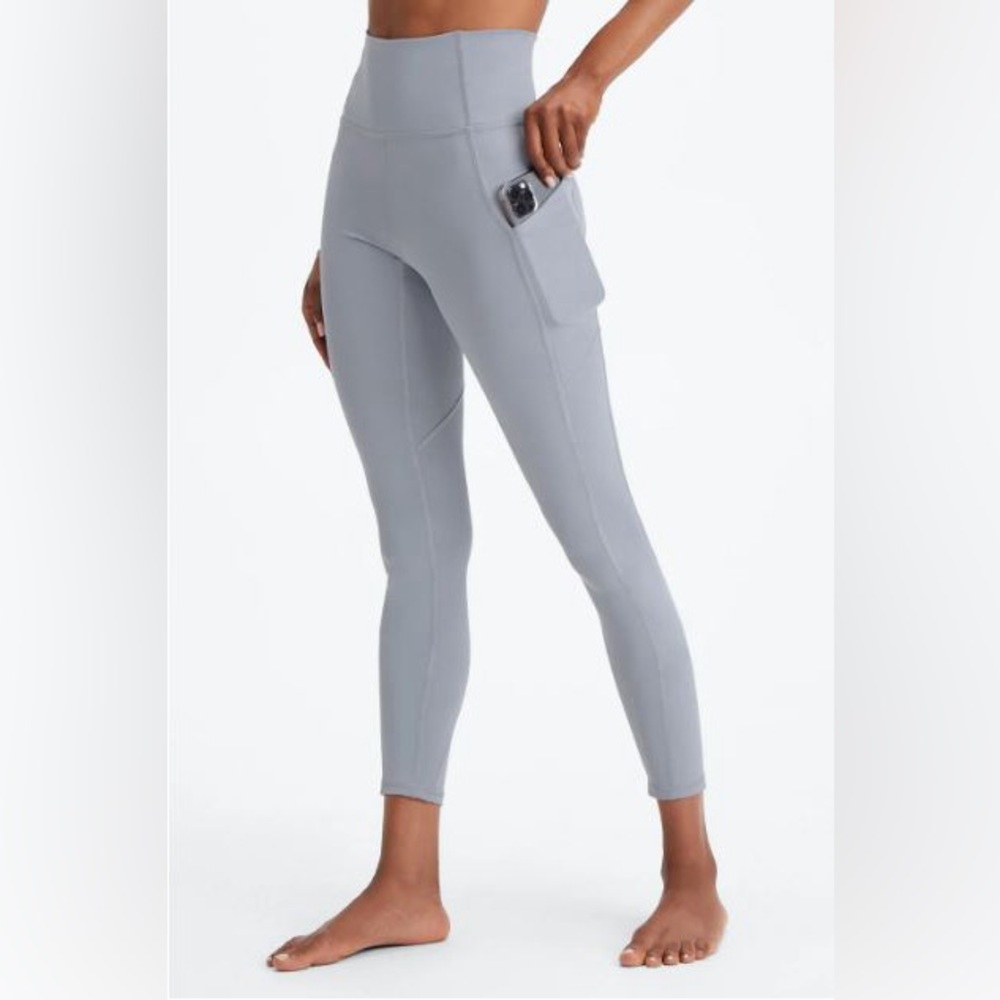 NWT- Fabletics PureLuxe HW Pocket Full length Leggings-  STORM CLOUD (27”) - Picture 7 of 10